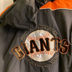 Genuine Merchandise Black and Orange Ski Jacket